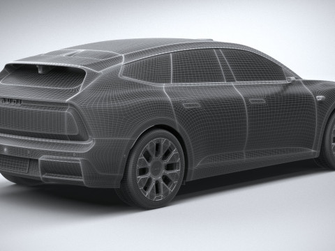 Audi E5 Sportback 2026 3D Модель