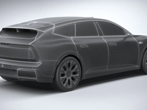 Audi E5 Sportback 2026 3D Model