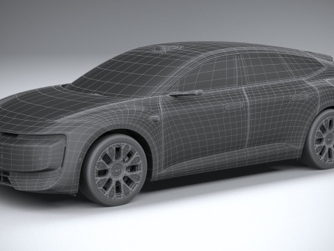 Audi E5 Sportback 2026 3D Модель