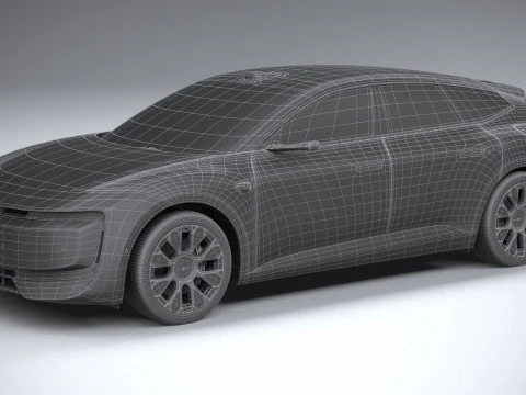 Audi E5 Sportback 2026 3D Model
