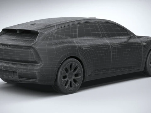 Audi E5 Sportback 2026 3D Model