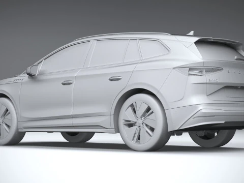 Skoda Enyaq Basique 2025 Modèle 3D