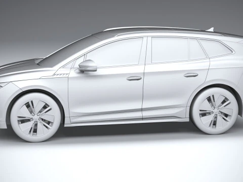 Skoda Enyaq Basique 2025 Modèle 3D