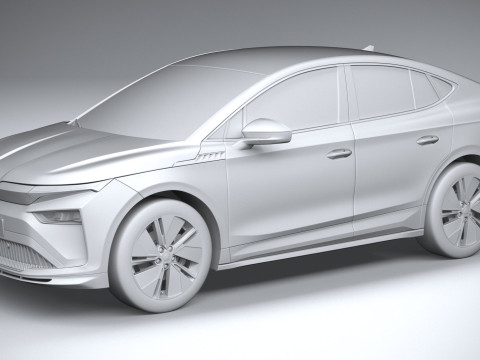 Skoda Enyaq Coupe Basic 2025 3D 모델