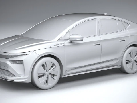 Skoda Enyaq Coupe Basic 2025 3D Model