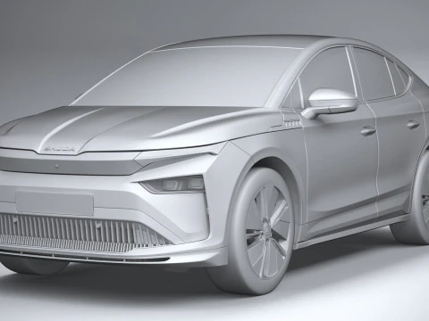 Skoda Enyaq Coupe Basic 2025 3D Model