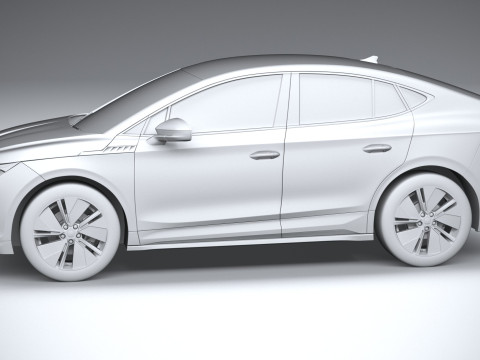 Skoda Enyaq Coupe Basic 2025 3D 모델