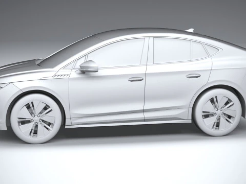 Skoda Enyaq Coupe Basic 2025 3D Model
