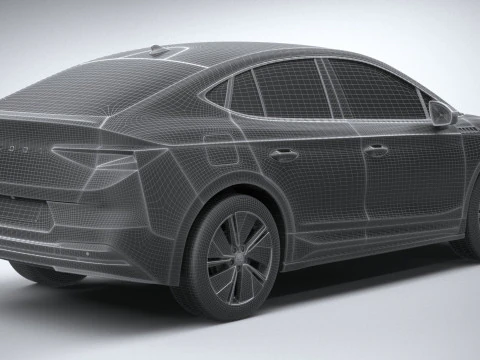 Skoda Enyaq Coupe Basic 2025 3D Model