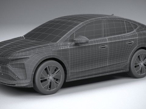 Skoda Enyaq Coupe Basic 2025 3D 모델