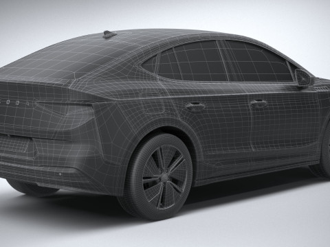 Skoda Enyaq Coupe Basic 2025 3D 모델