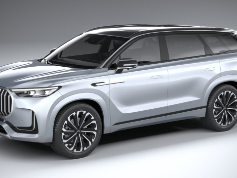 Chery Tiggo 9 2025 Modello 3D