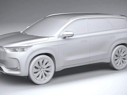 Chery Tiggo 9 2025 3D Model
