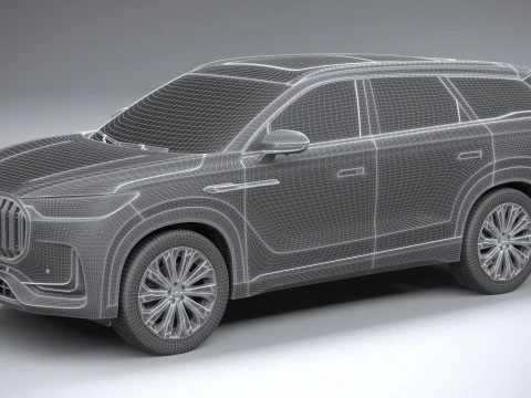 Chery Tiggo 9 2025 3D Model