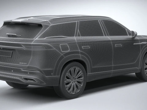 Chery Tiggo 9 2025 3D Model