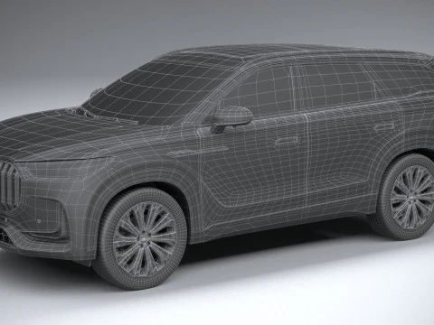 Chery Tiggo 9 2025 3D Model