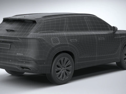 Chery Tiggo 9 2025 3D Model