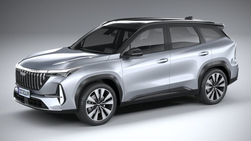 Geely Boyue L 2026 Modelo 3D .c4d .max .obj .3ds .fbx .stl .blend