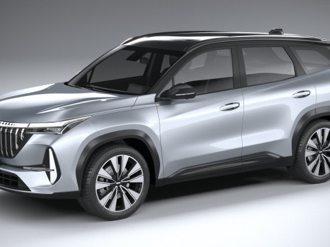 Geely Boyue L 2026 Modello 3D