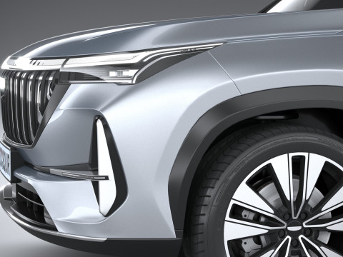 Geely Boyue L 2026 Modelo 3D