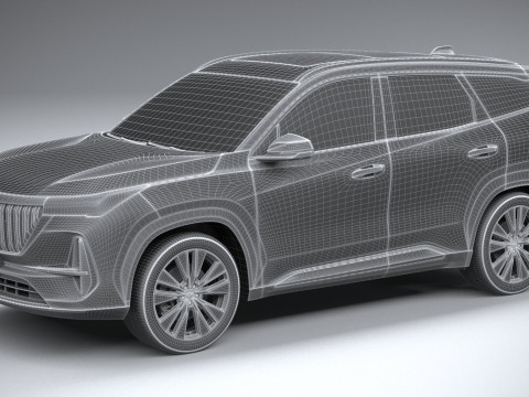 Geely Boyue L 2026 Modelo 3D