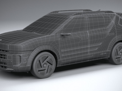 Hyundai Nexo 2026 3D-Modell