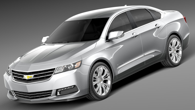 Chevrolet Impala 2013 Model 3D .c4d .max .obj .3ds .fbx .stl .blend 