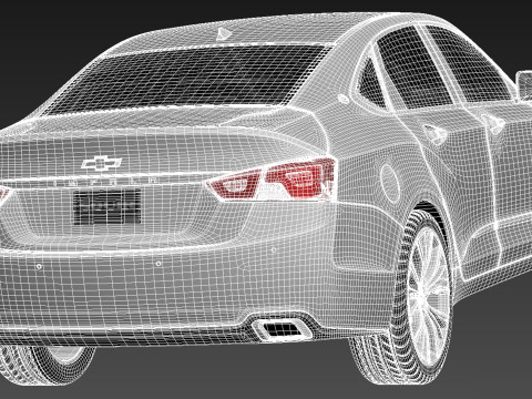 Chevrolet Impala 2013 Model 3D