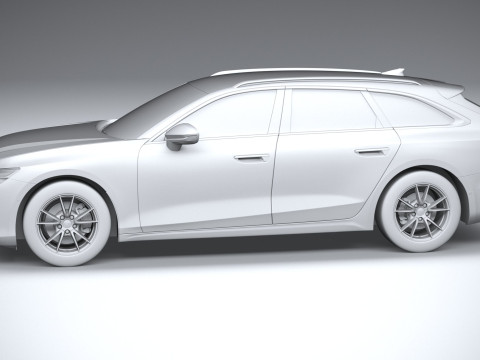 Audi A6 Avant Regular 2026 Modello 3D