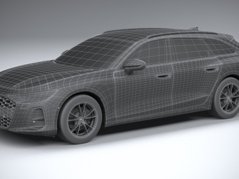 Audi A6 Avant Regular 2026 Modello 3D