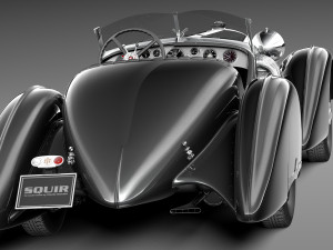 Mercedes-Benz 710 SSK Trossi Roadster 1930 Modelo 3D