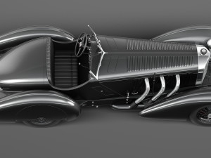 Mercedes-Benz 710 SSK Trossi Roadster 1930 Modelo 3D