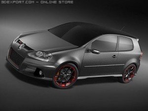 Volkswagen Golf GTI R Concept 3D Model