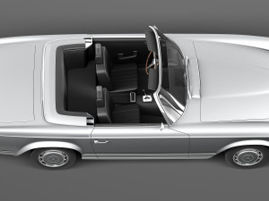 Mercedes-Benz SL Pagoda W113 1963-1971 3D मॉडल