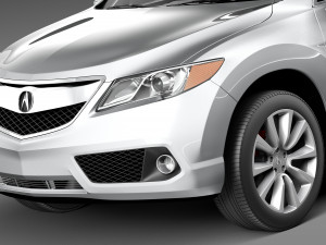 Acura RDX 2013 Modelo 3D