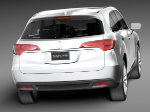 Acura RDX 2013 Modelo 3D