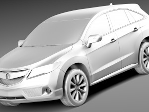 Acura RDX 2013 Modelo 3D