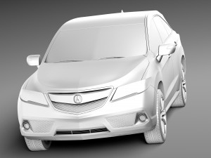 Acura RDX 2013 Modelo 3D