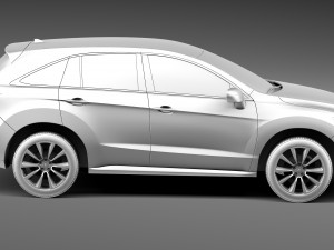 Acura RDX 2013 Modelo 3D