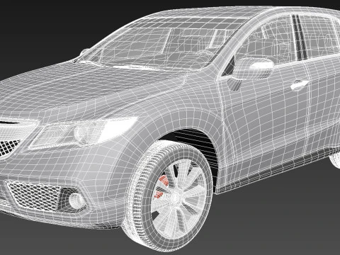 Acura RDX 2013 3D Model