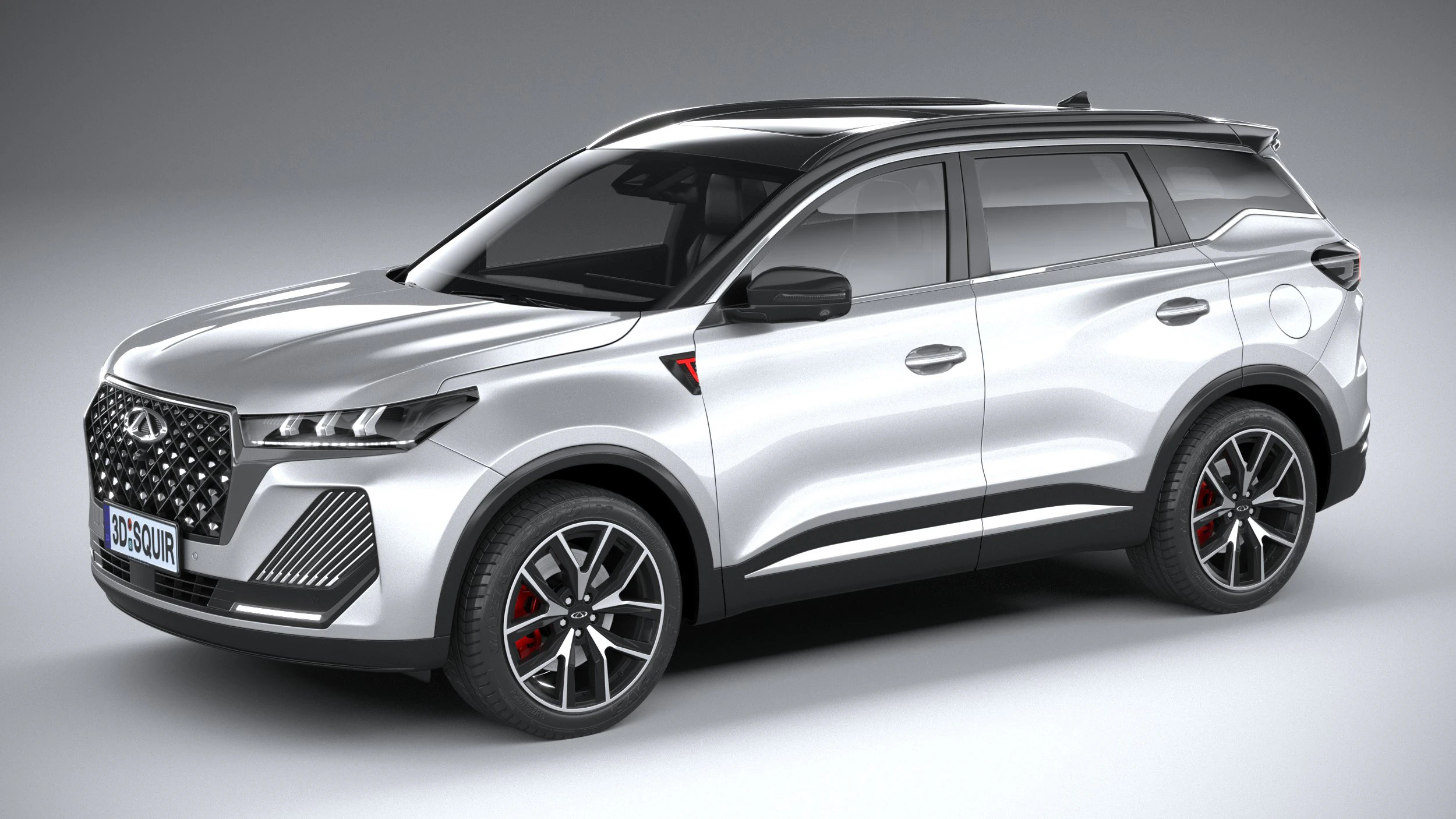 Chery Tiggo 7 Pro Max 2025 Modelo 3D .c4d .max .obj .3ds .fbx .stl .blend 