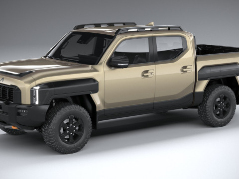 Kia Tasman 2026 Model 3D