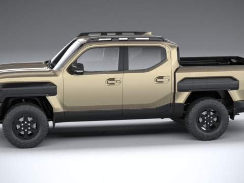 Kia Tasman 2026 3D Model