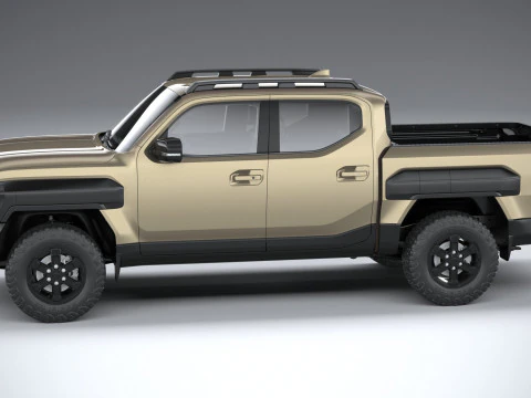 Kia Tasman 2026 3D Model