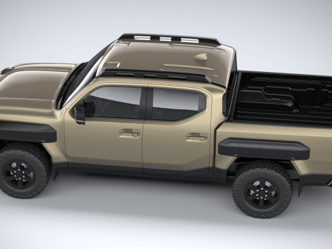 Kia Tasman 2026 3D Model