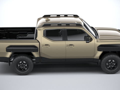 Kia Tasman 2026 3D Model