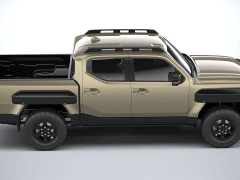 Kia Tasman 2026 3D Model