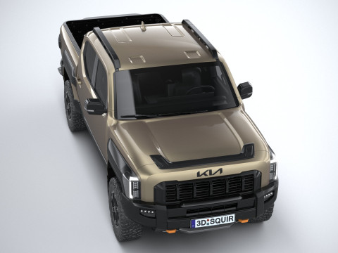 Kia Tasman 2026 3D Model