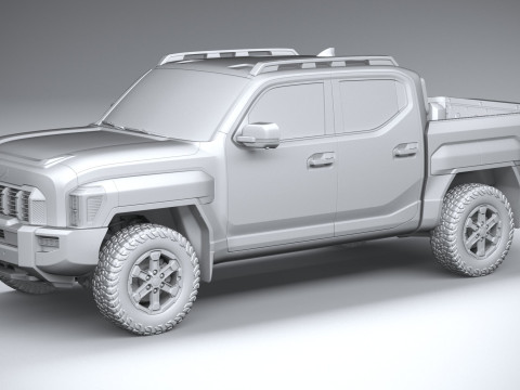 Kia Tasman 2026 3D Model