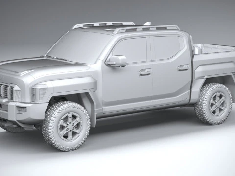 Kia Tasman 2026 3D Model